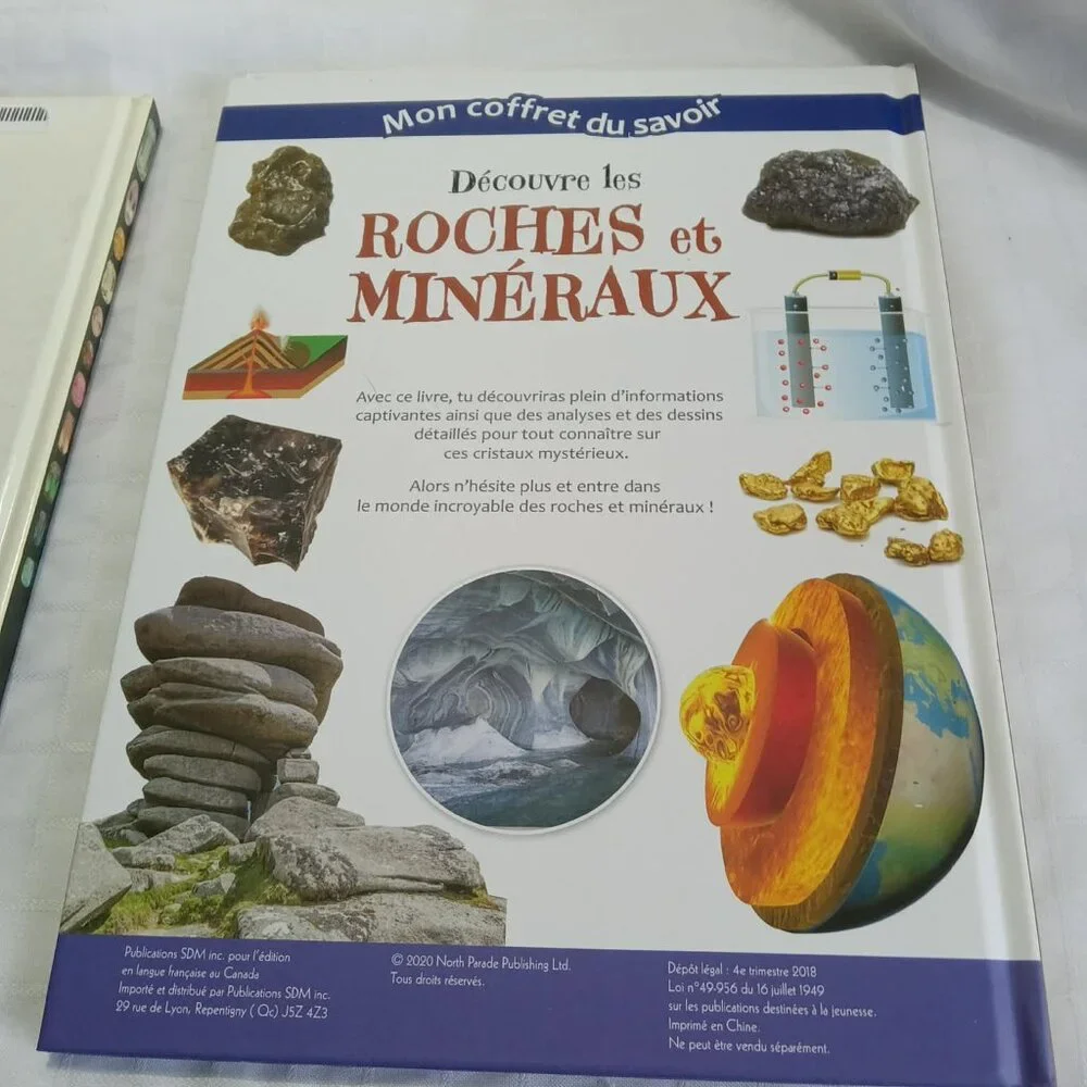 Two books on rocks, minerals, and gemstones, in French - Picture 4 of 10